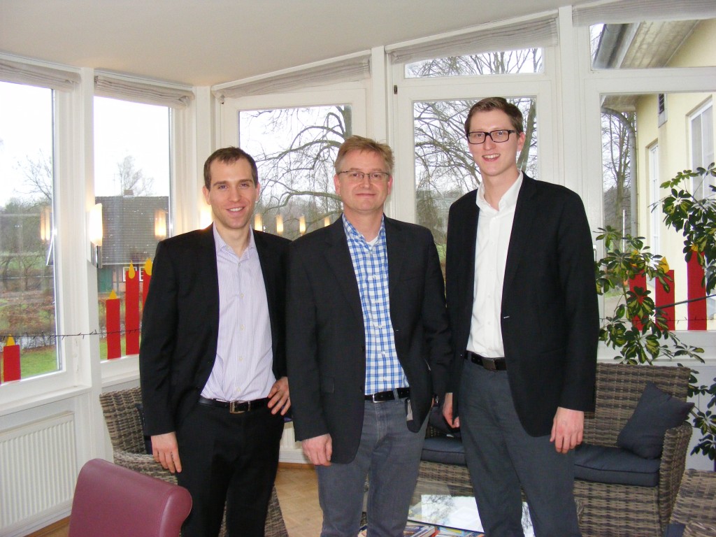 Dennis Thering, Steffen Schumann (Vorstandsvorsitzender) und Sören Niehaus