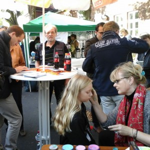 Das Kinderschminken der CDU Alstertal war ein Highlight des Saseler Heimatfestes. Lieben Dank an Meike Blenner!